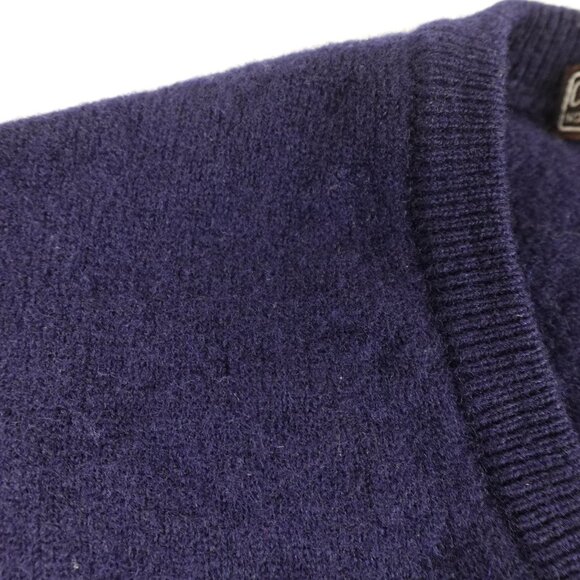 Vintage Cooper & Roe Lambswool Fine Knit Sweater Vest Men's M Made in England - Picture 4 of 8